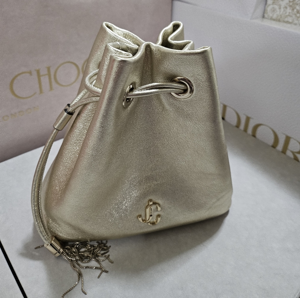 Jimmy Choo Bon Leather Mini Bag used